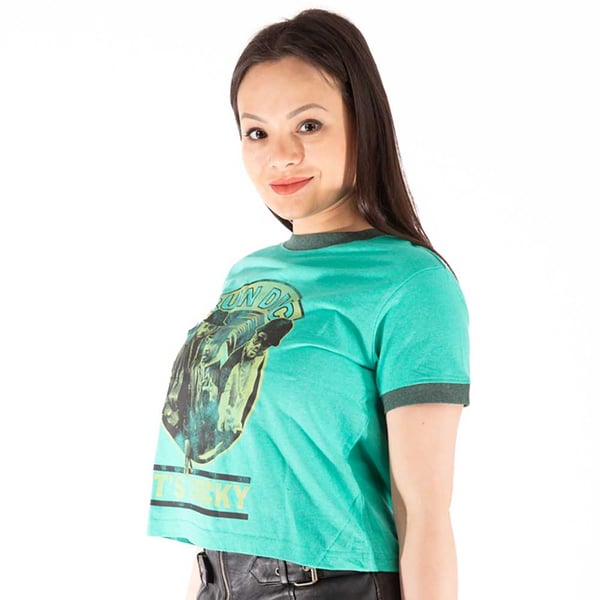 Run DMC Kvinder/damer Det er en vanskelig plade Vintage Crop Top