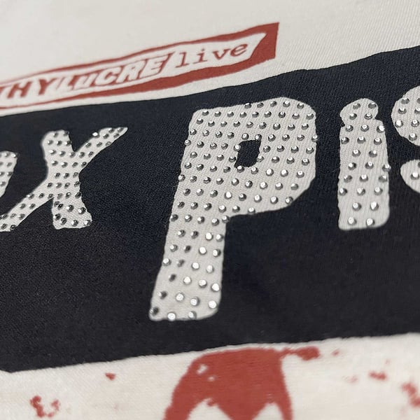Sex Pistols Unisex T-shirt med diamanter med udsmykkede diamanter til voksne med Filthy Lucre