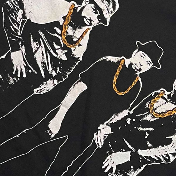 Run DMC Unisex Adult Gold Chains Photograph Tank Top