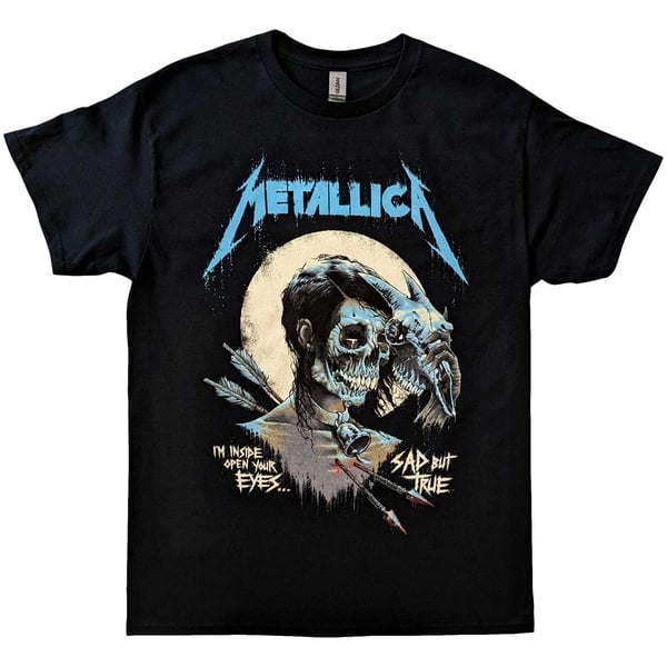 Metallica Unisex Adult Sad But True Poster Cotton T-Shirt