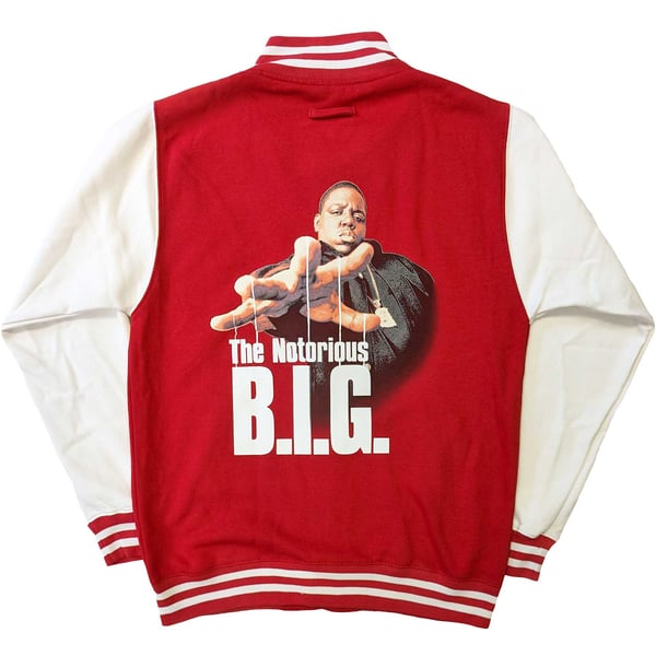 Biggie Smalls Unisex Adult Reachstrings Varsity Jacket