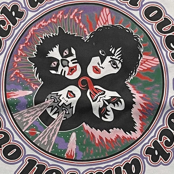 Kiss Unisex Adult Rock And Roll Over T-Shirt