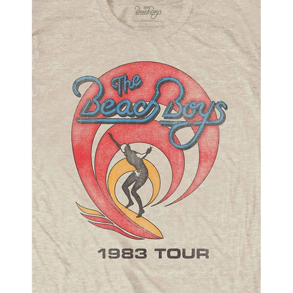 The Beach Boys Unisex Adult 1983 Tour T-Shirt