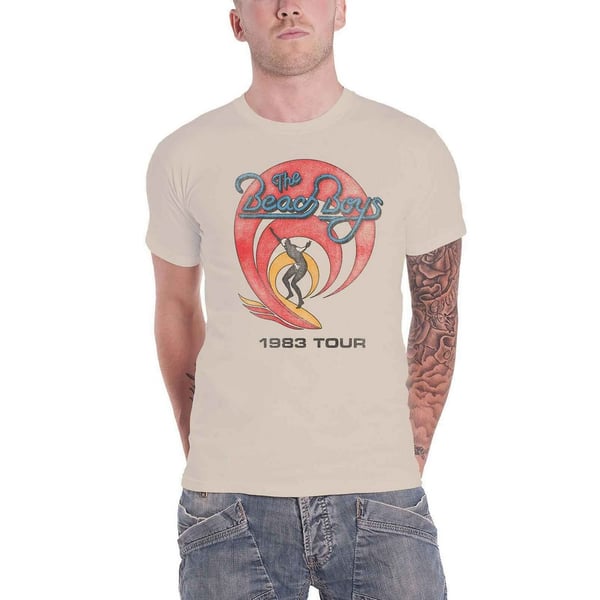 The Beach Boys Unisex Adult 1983 Tour T-Shirt