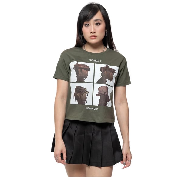 Gorillaz Womens/Ladies Demon Days Crop Top