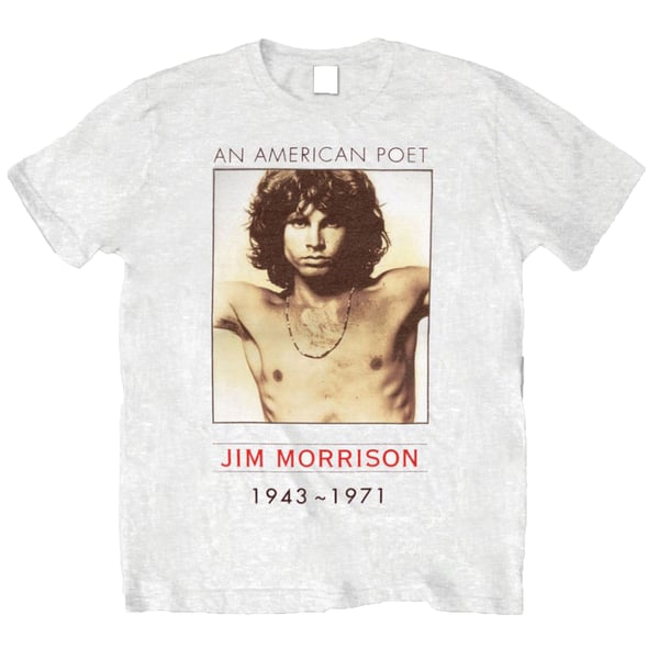 The Doors Unisex Adult American Poet T-Shirt
