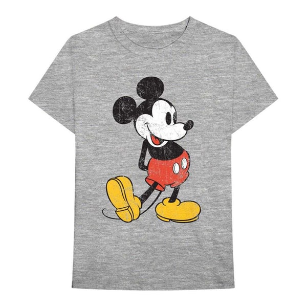 Disney Unisex Vuxen Musse Pigg Vintage T-shirt i Bomull
