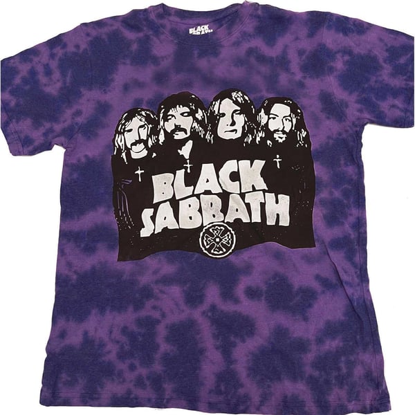 Black Sabbath Childrens/Kids Band Tie Dye T-Shirt
