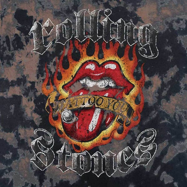 The Rolling Stones Childrens/Kids Tattoo Flames T-Shirt