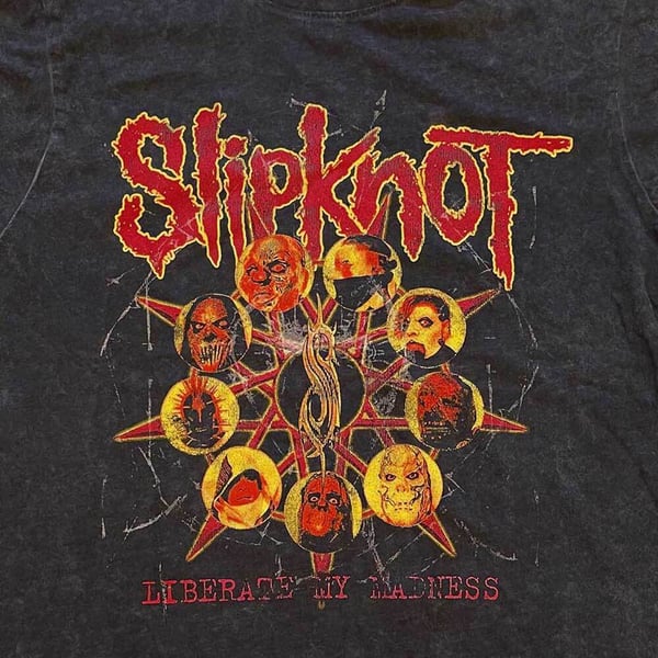 Slipknot Lasten/Nuorten Liberate Selkäpainatuksella T-paita