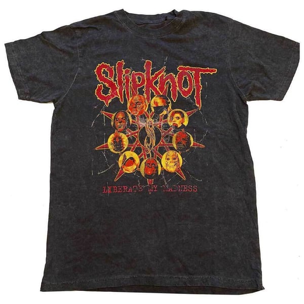 Slipknot Lasten/Nuorten Liberate Selkäpainatuksella T-paita Slipknot Lasten/Nuorten Liberate Selkäpainatuksella T-paita