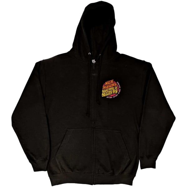 Nick Mason´s Saucerful Of Secrets Unisex Aikuisten Logo Täysvetoketjuhuppari Nick Mason´s Saucerful Of Secrets Unisex Aikuisten Logo Täysvetoketjuhuppari