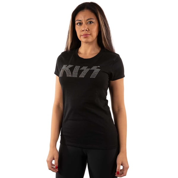 Kiss Womens/Ladies Logo Embellished T-Shirt