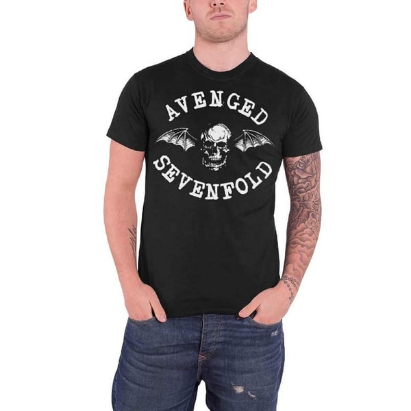 Avenged Sevenfold Unisex Adult Classic Death Bat Cotton T-Shirt