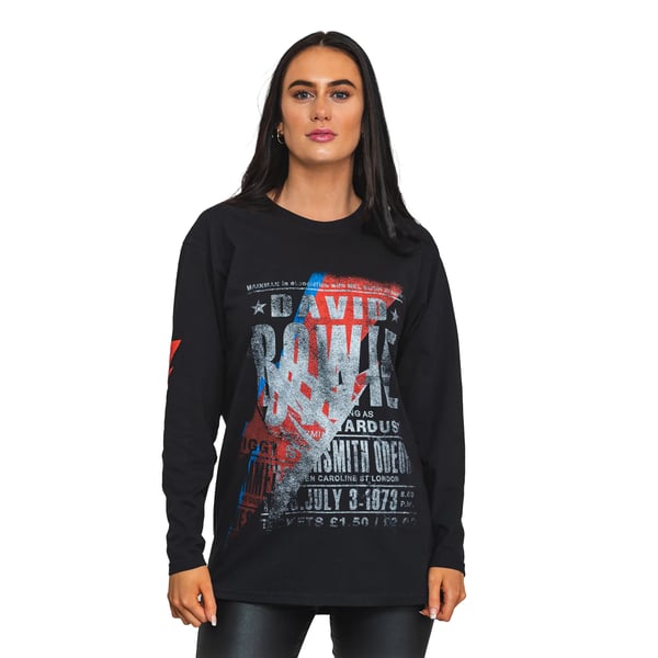 David Bowie Unisex Adult Hammersmith Odeon T-Shirt