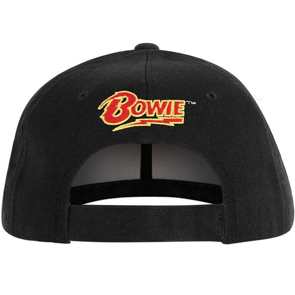 David Bowie Unisex Adult Flash Logo Baseball Cap