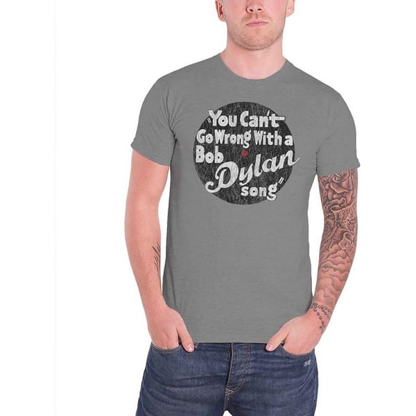 Bob Dylan Unisex Adult You Can´t Go Wrong Cotton T-Shirt