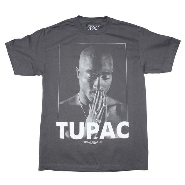 Tupac Shakur Unisex Adult Praying Cotton T-Shirt