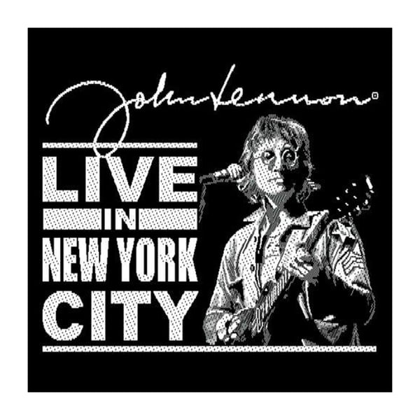 John Lennon Live In New York City Patch