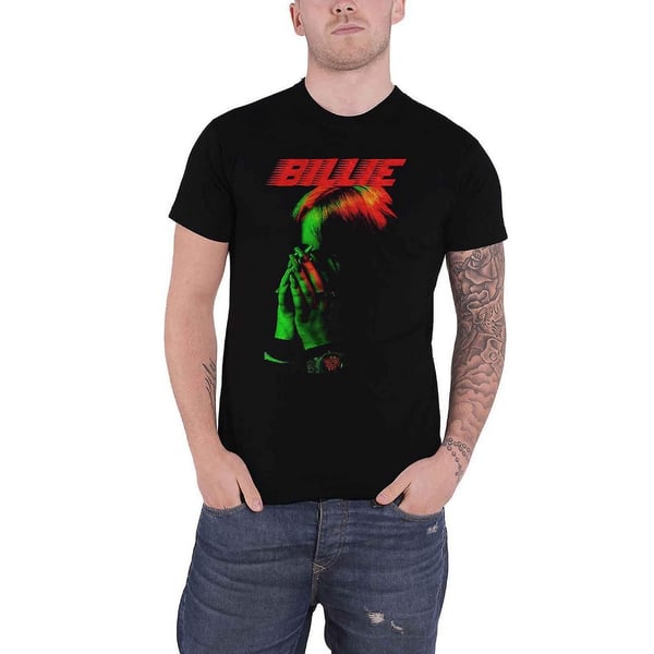 Billie Eilish Unisex Adult Hands Face T-Shirt