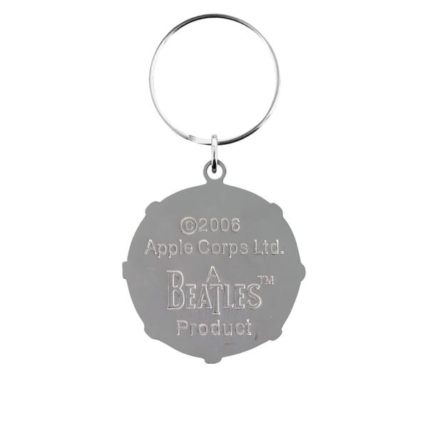 The Beatles Drum Enamel Logo Keyring