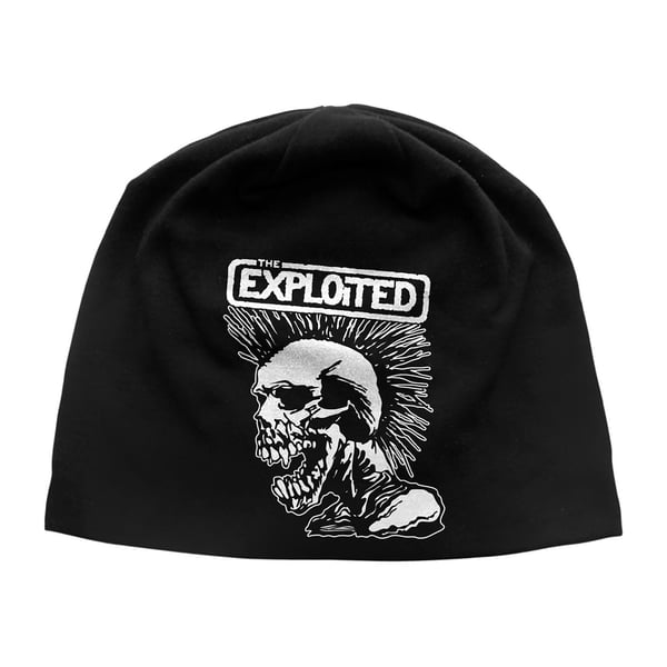 The Exploited Unisex Vuxen Mohican Skull Mössa The Exploited Unisex Vuxen Mohican Skull Mössa