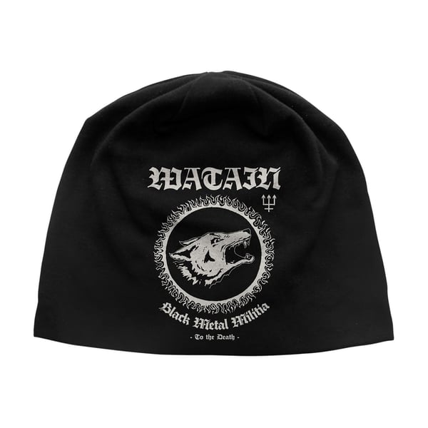 Watain Unisex Vuxen Black Metal Militia Mössa Watain Unisex Vuxen Black Metal Militia Mössa