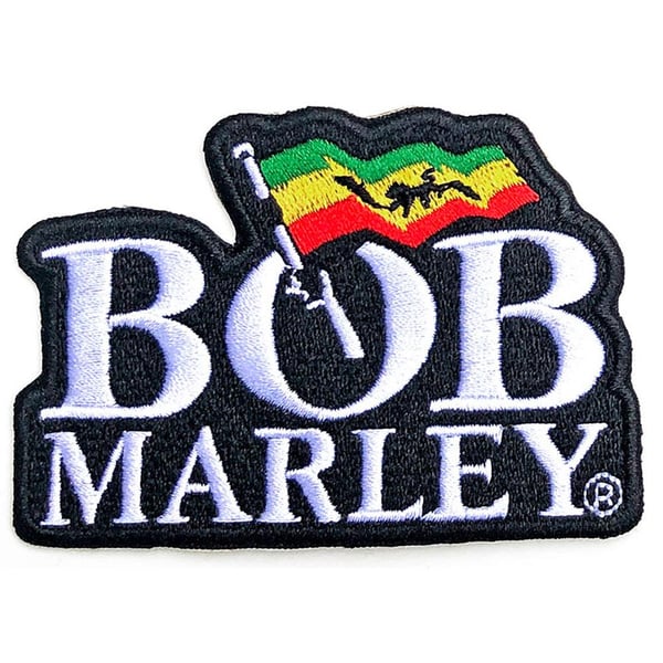 Bob Marley Logo Iron On Patch