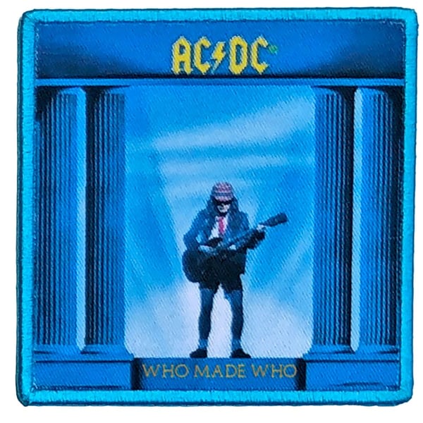 AC/DC Who Made Who Album Iron On Patch