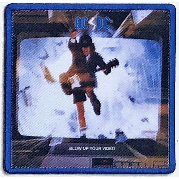 AC/DC Blow Up Your Video Standard Iron On Patch