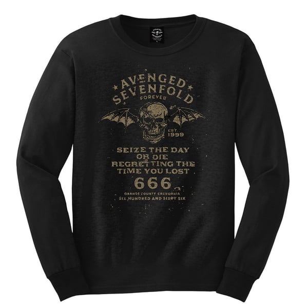 Avenged Sevenfold Unisex Adult Seize The Day Long-Sleeved T-Shirt