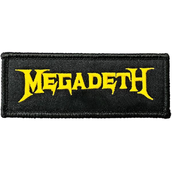 Megadeth Logo Iron On Patch