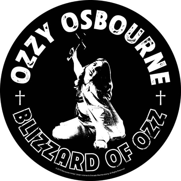 Ozzy Osbourne Blizzard Of Ozz Patch