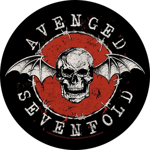 Avenged Sevenfold Skull Patch med nødlidende dødningehoved