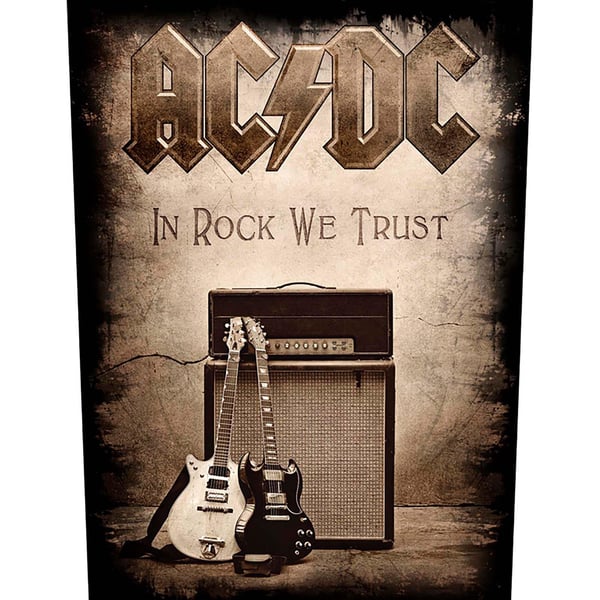 AC/DC In Rock We Trust Patch