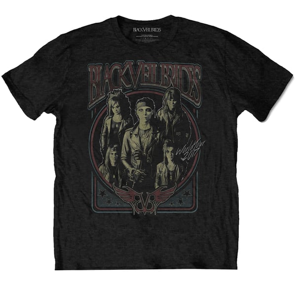 Black Veil Brides Unisex T-shirt i vintage bomuld til voksne