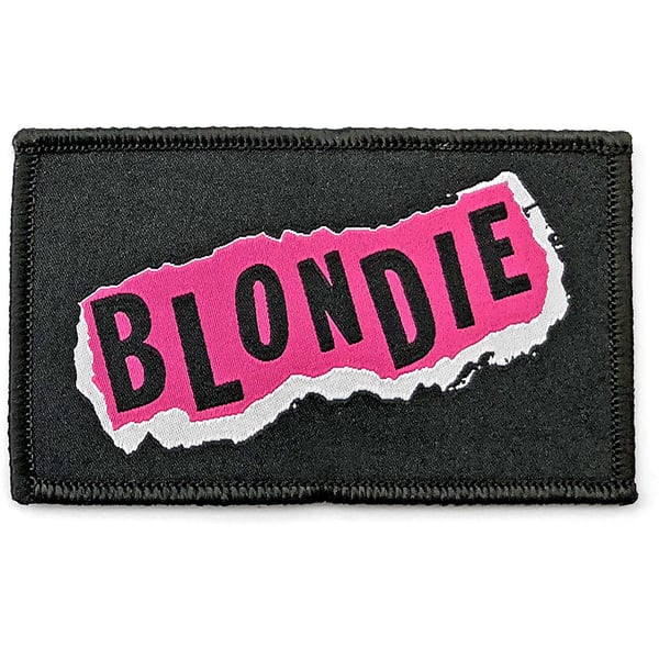 Blondie Logo Punk Iron On Patch