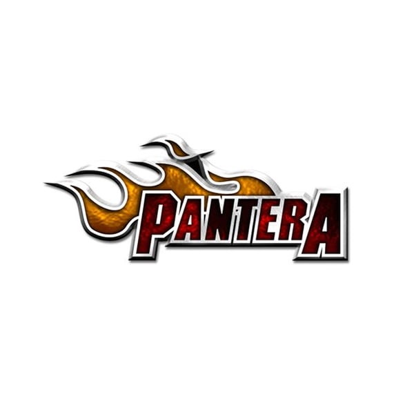 Pantera Flame Logo Badge