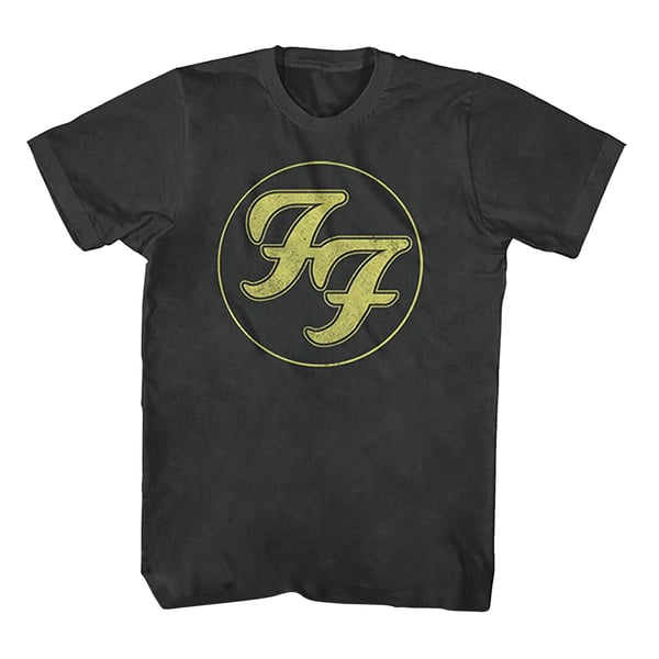 Foo Fighters Unisex Adult Distressed Logo T-Shirt