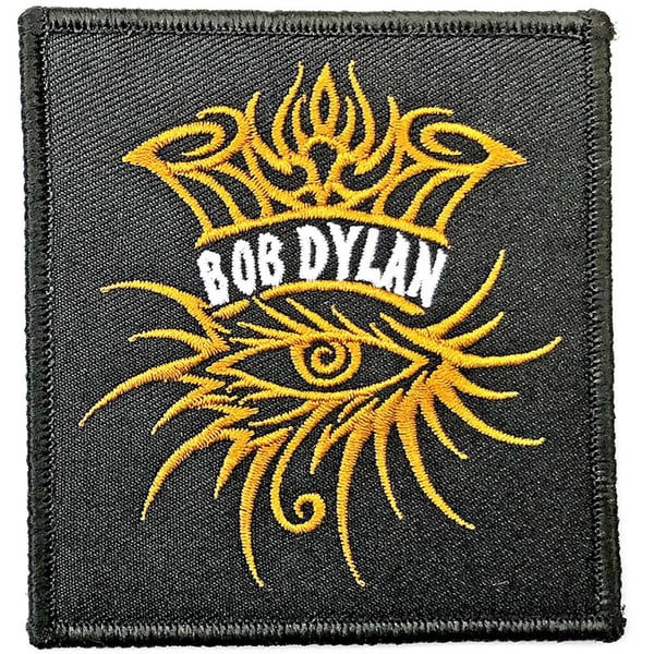 Bob Dylan Eye Icon Woven Iron On Patch