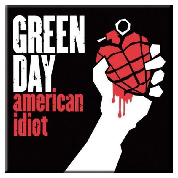 Green Day American Idiot Kylskåpsmagnet Green Day American Idiot Kylskåpsmagnet