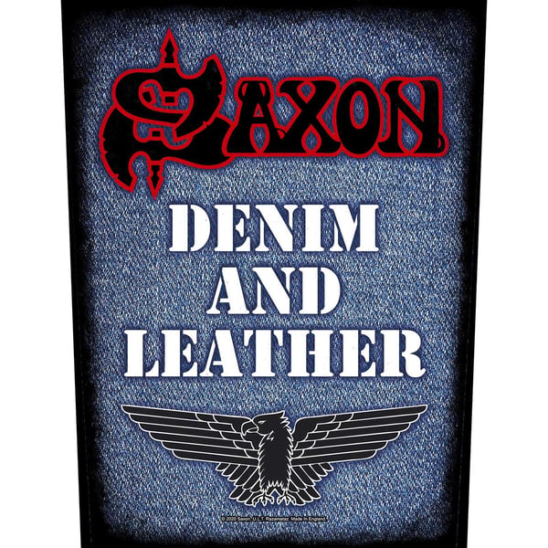 Saxon Denim And Leather Patch