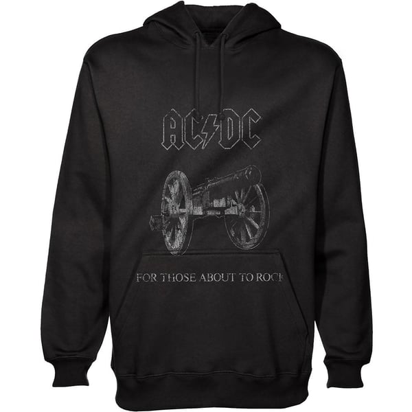 AC/DC Unisex Aikuisten About To Rock -huppari AC/DC Unisex Aikuisten About To Rock -huppari