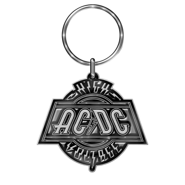 AC/DC High Voltage Metal Keyring