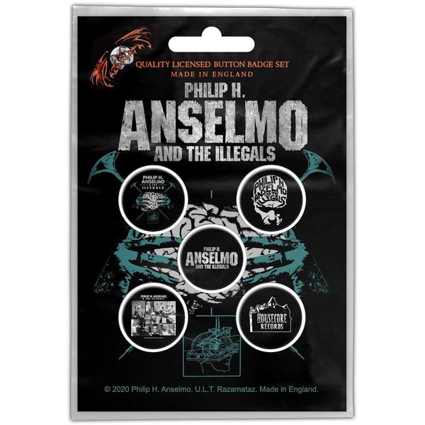 Philip H. Anselmo & The Illegals Brain Badge