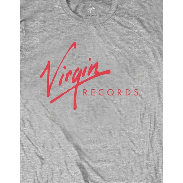 Virgin Records Unisex Vuxen Logotyp T-shirt i Bomull