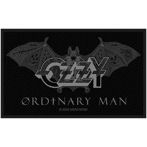 Ozzy Osbourne Ordinary Man Vävt Märke Ozzy Osbourne Ordinary Man Vävt Märke