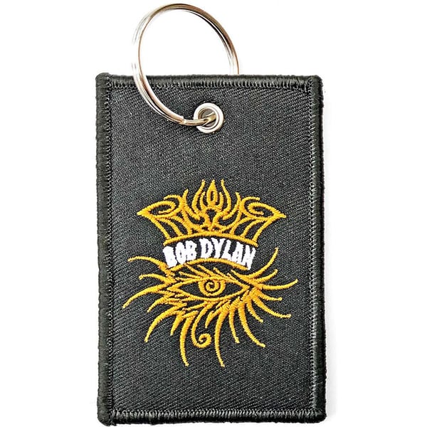 Bob Dylan Eye Double Sided Patch Keyring