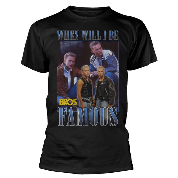 Bros Unisex Adult Famous Homage Cotton T-Shirt