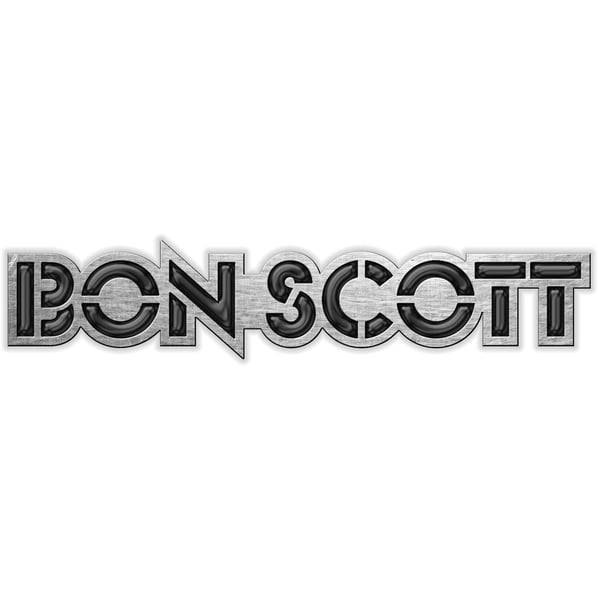 Bon Scott Enamel Logo Badge